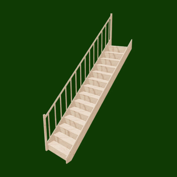 Produkt – Smrkové schody rovné