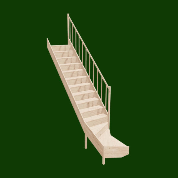 Produkt – Smrkové schody s dolním lomením